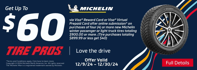 Michelin Tire Rebate Banner