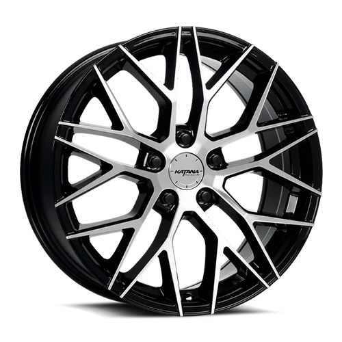 Katana Wheels KR01 Gloss Black W/ Machined Face