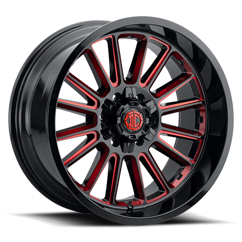 Xtreme Offroad NX-28 Midnight Black With Red Milled Accents