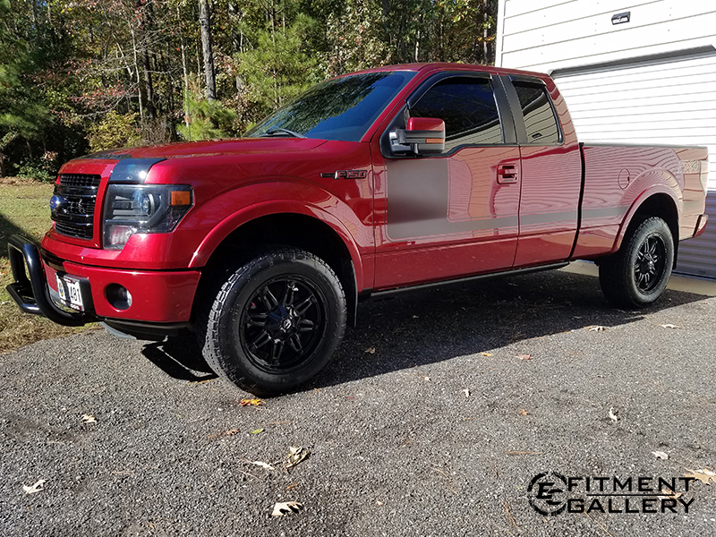 2013 Ford F 150 20x9 Fuel Offroad Wheels 27560r20 Nitto Tires Berstein