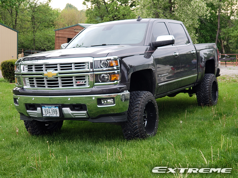 2015 Chevrolet Silverado 2500 HD - 20x12 Brute Wheels 33x12.5R20 Atturo ...