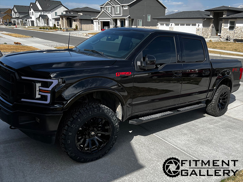 2019 Ford F 150 20x9 Fuel Offroad Wheels Lt27560r20 Nitto Tires