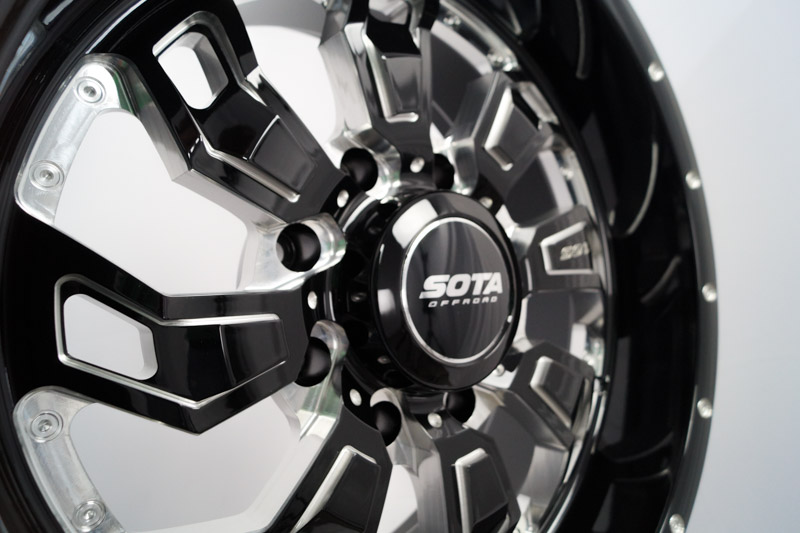 Sota Offroad 556DM 20x9 8 Lug Gloss Black Milled 