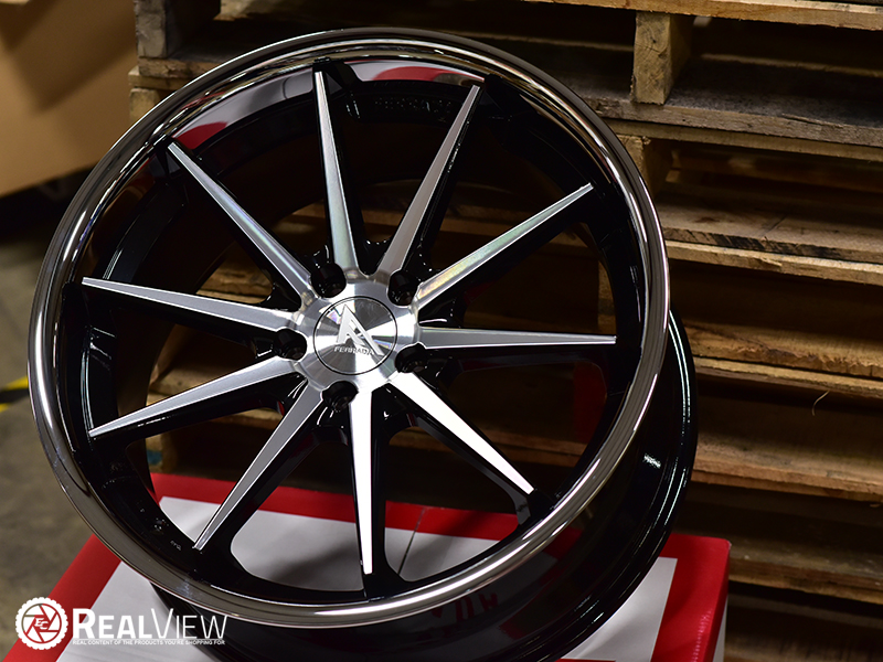 Ferrada Fr4 20x9 35 Machined Black Wheels Rims 