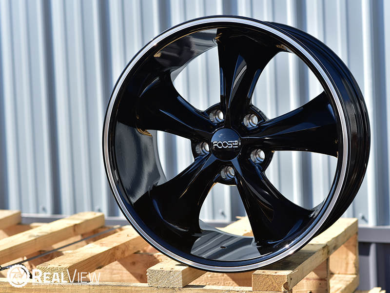 Foose F104 Nitrous Gloss Black Machined 