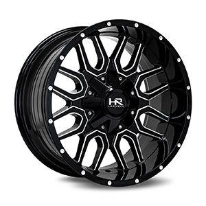 Hardrock H709 Gloss Black Milled