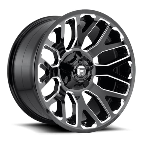 Fuel Offroad Warrior D623 Gloss Black W/ Milled Spokes Photo