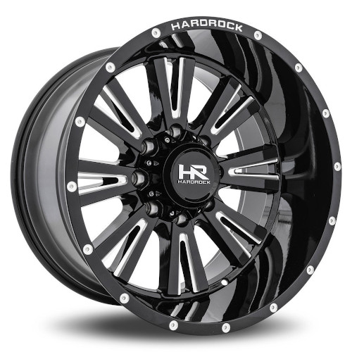 Hardrock Spine Xposed H503 Gloss Black W/ Milled Spokes Photo