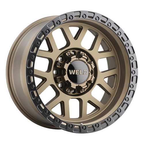 WELD Off-Road Ledge SIX W106 - Satin Bronze / Satin Black Ring - 20