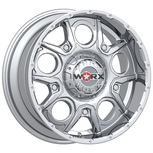 Worx Rebel 809 Chrome 20x9 18 809 2987C 18